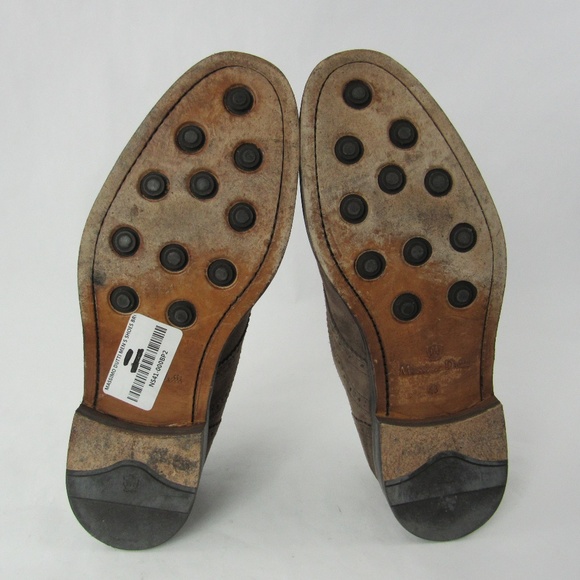 Massimo Dutti Suede Leather Lace Up Oxford Shoes main image 5